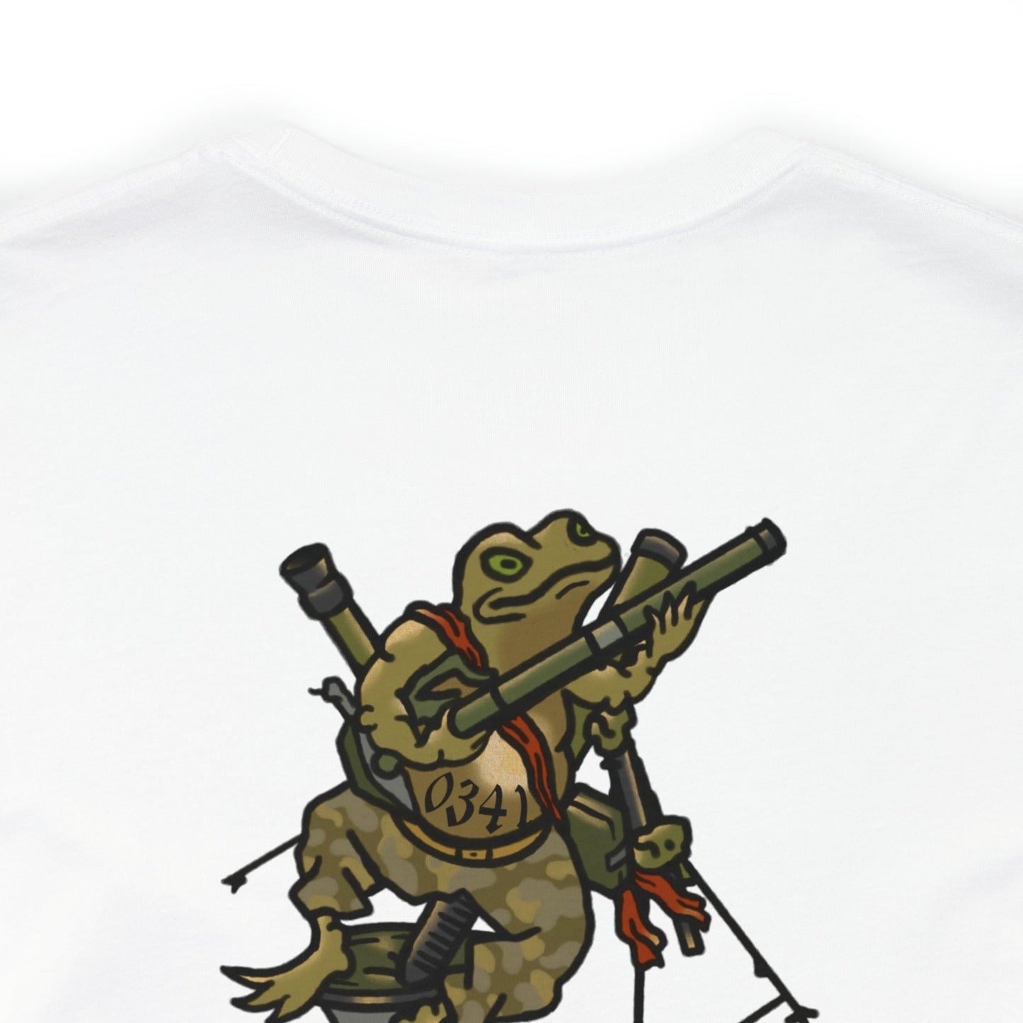 Mortar Frog - Back Print - Short Sleeve Tee