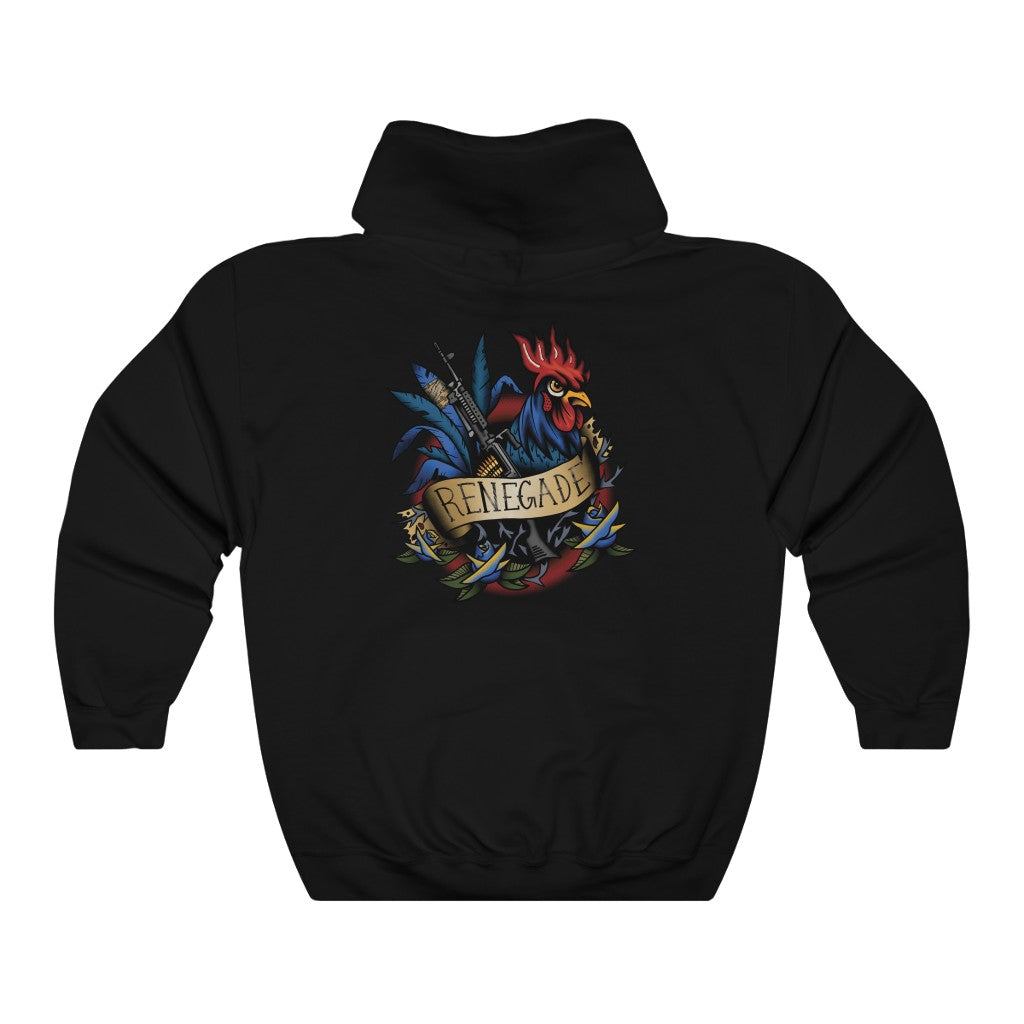1st Law Enforcement Battalion Blue Renegade Rooster - Hoodie