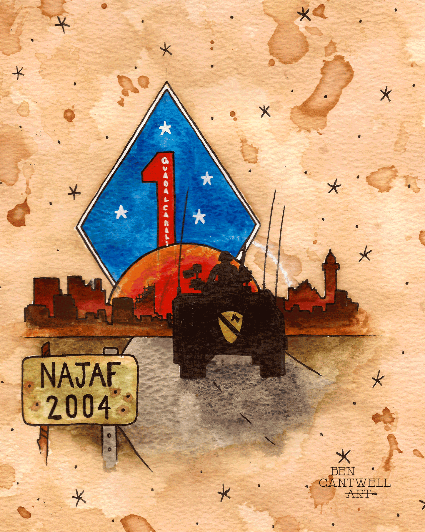 1st Marine Division in Najaf - 2004