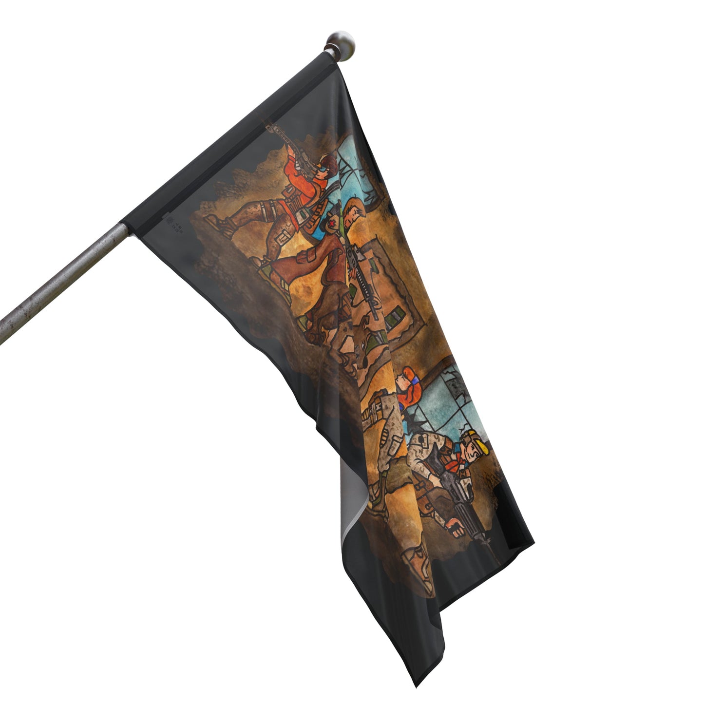 Scooby Doo and the Gang Take the Door - Flag