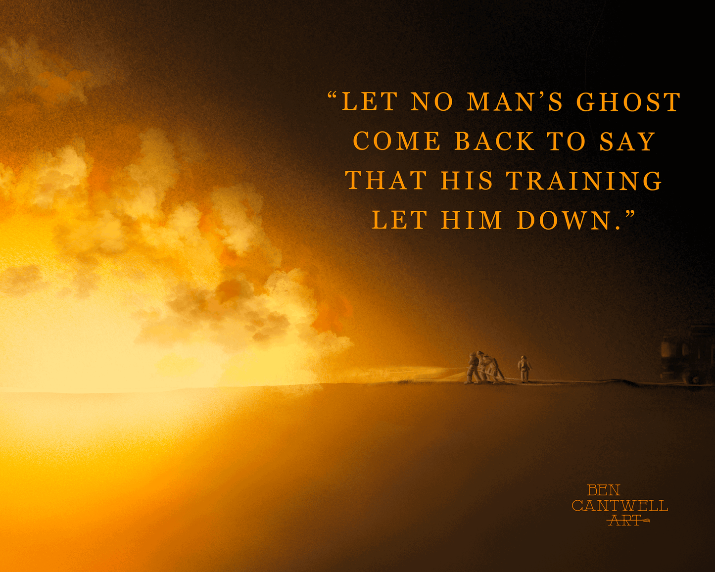 "Let No Mans Ghost..." Firefighter