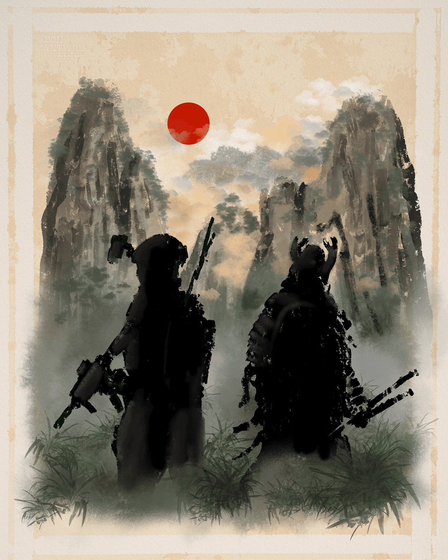 Ancient and Modern Warrior - Samurai