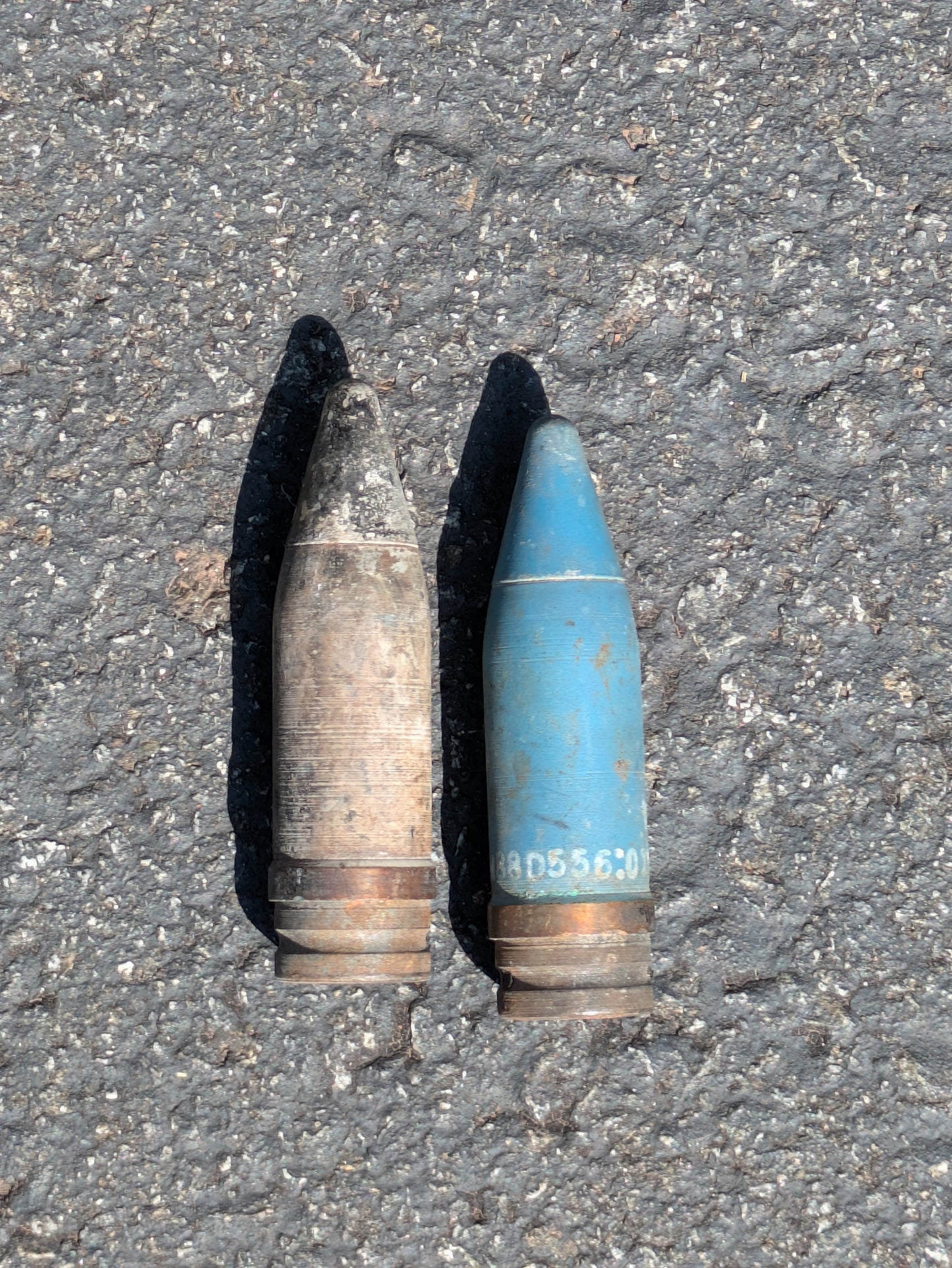 Inert M55A3 TP 20mm Practice Projectiles