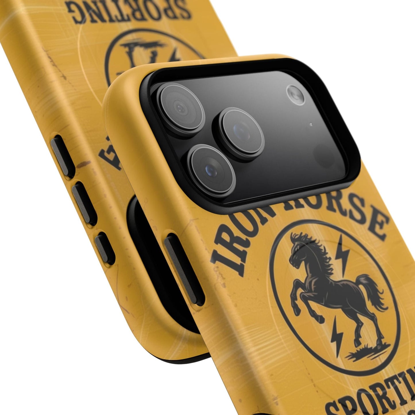 Iron Horse Black Powder Tough Magnetic iPhone Case