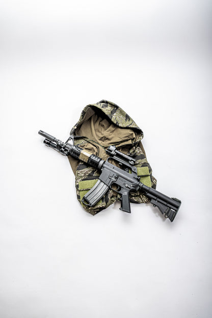 Tiger Stripe OD Hooded Combat Shirt