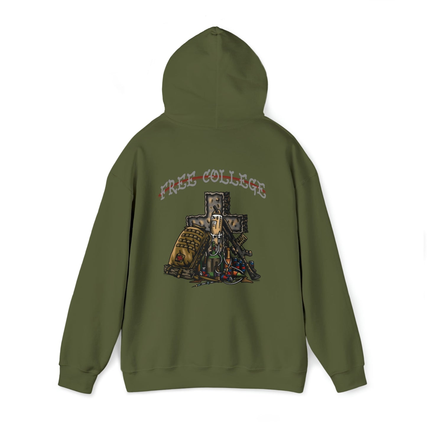 Free College Cross - Hoodie