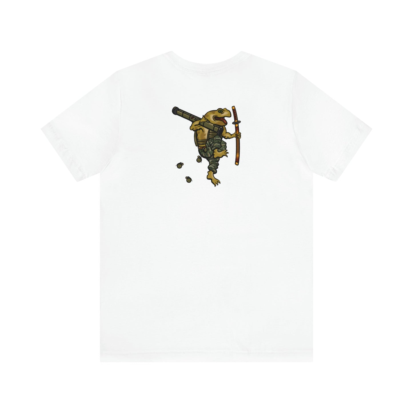 AT4 Rocket and Sword Frog - Back Print - Short Sleeve Tee