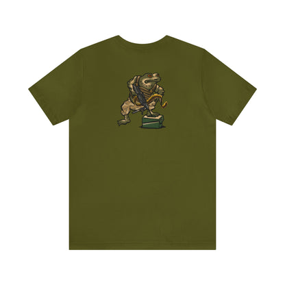 M249 SAW Frog - Back Print - Short Sleeve Tee