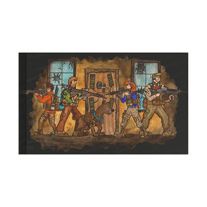 Scooby Doo and the Gang Take the Door - Flag