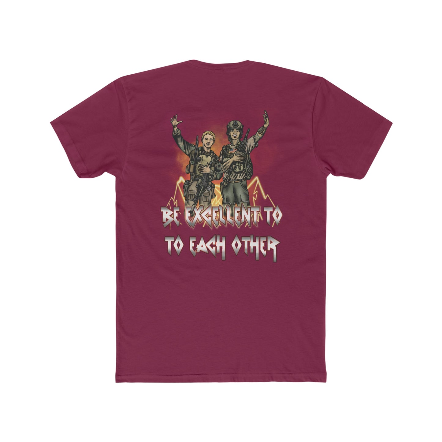 Bill and Ted "Be Excellent To Each Other" - Crew Tee