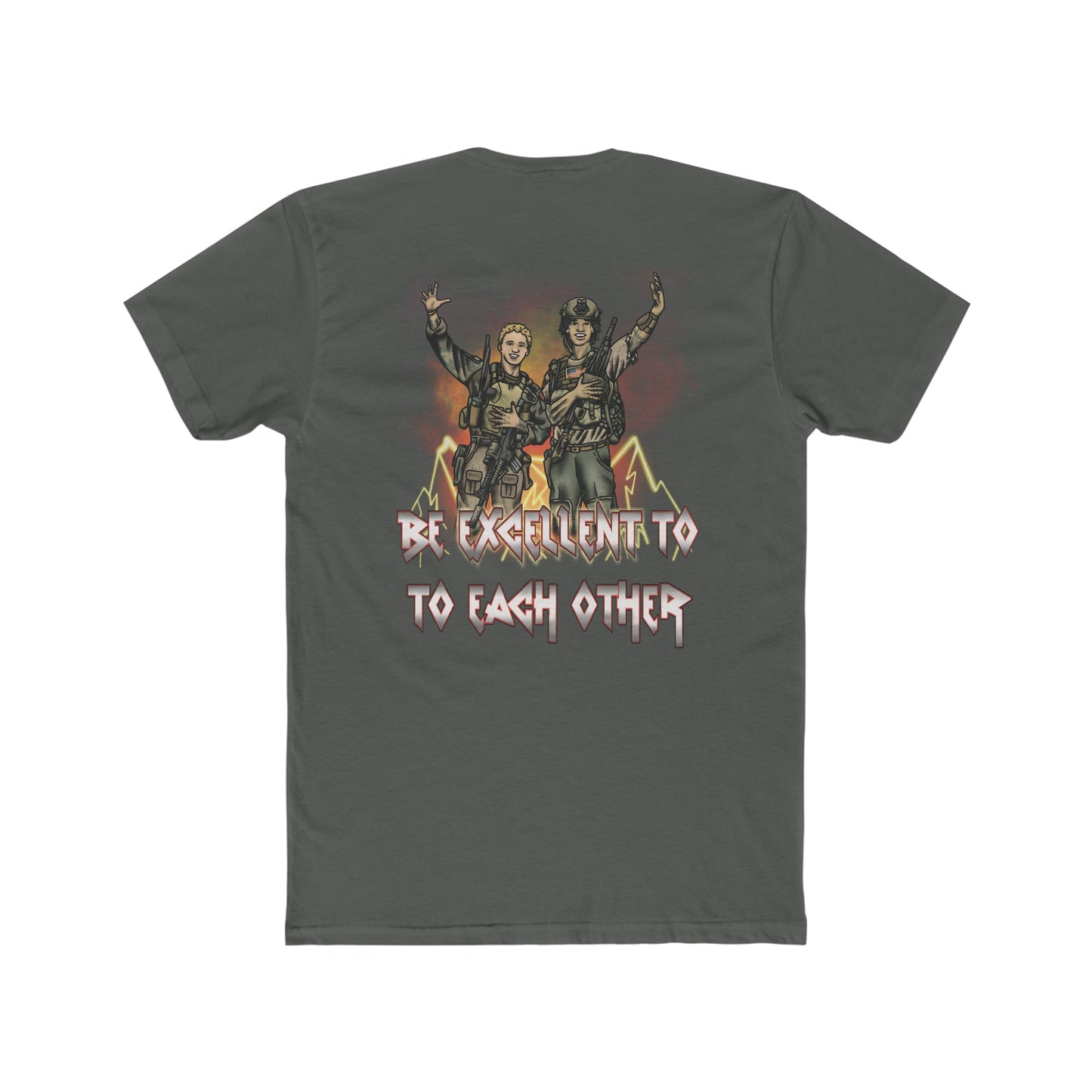 Bill and Ted "Be Excellent To Each Other" - Crew Tee