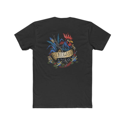 Blue Renegade Rooster - Crew Tee