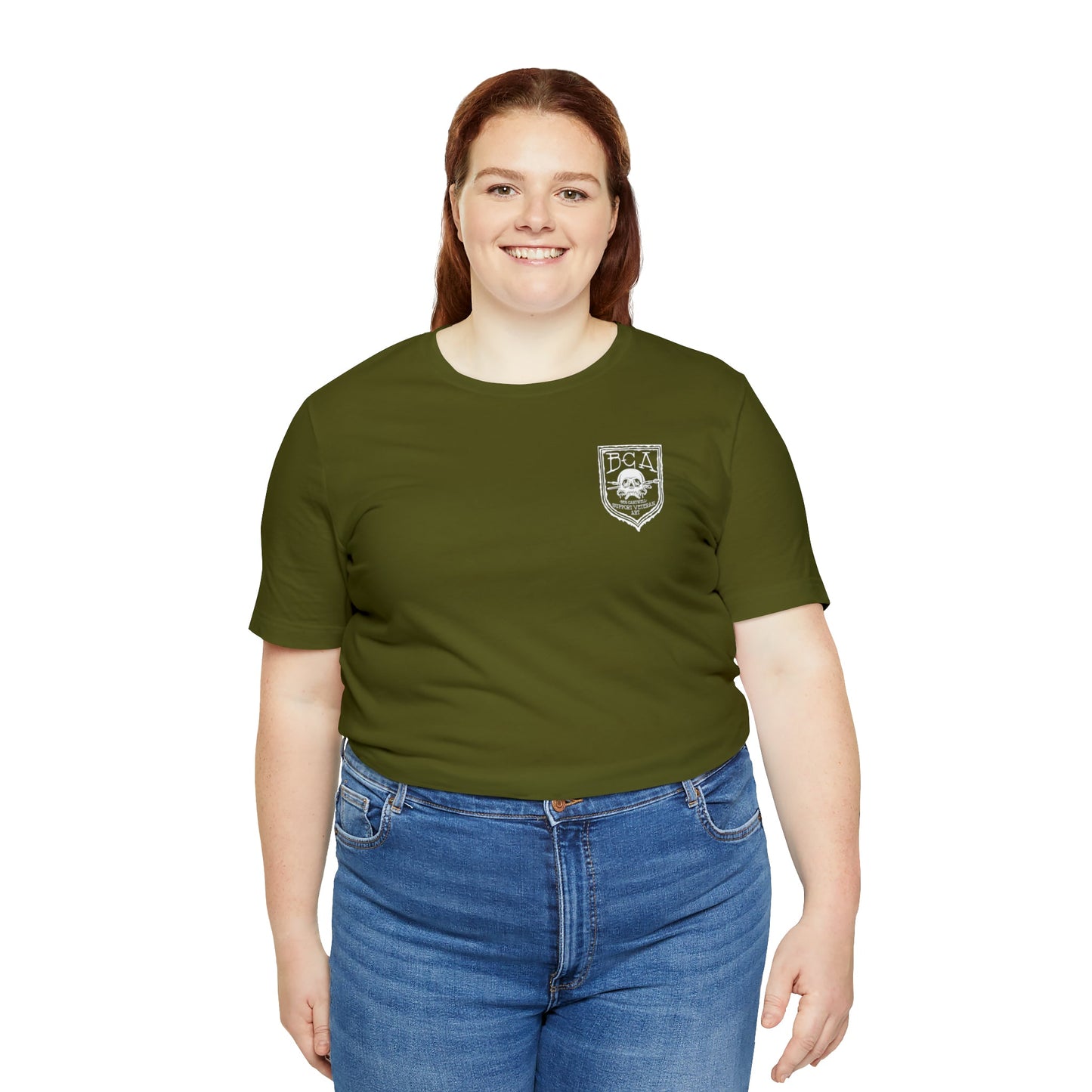 Be the Pond Frog with MK32 Grenade - Back Print - Short Sleeve Tee