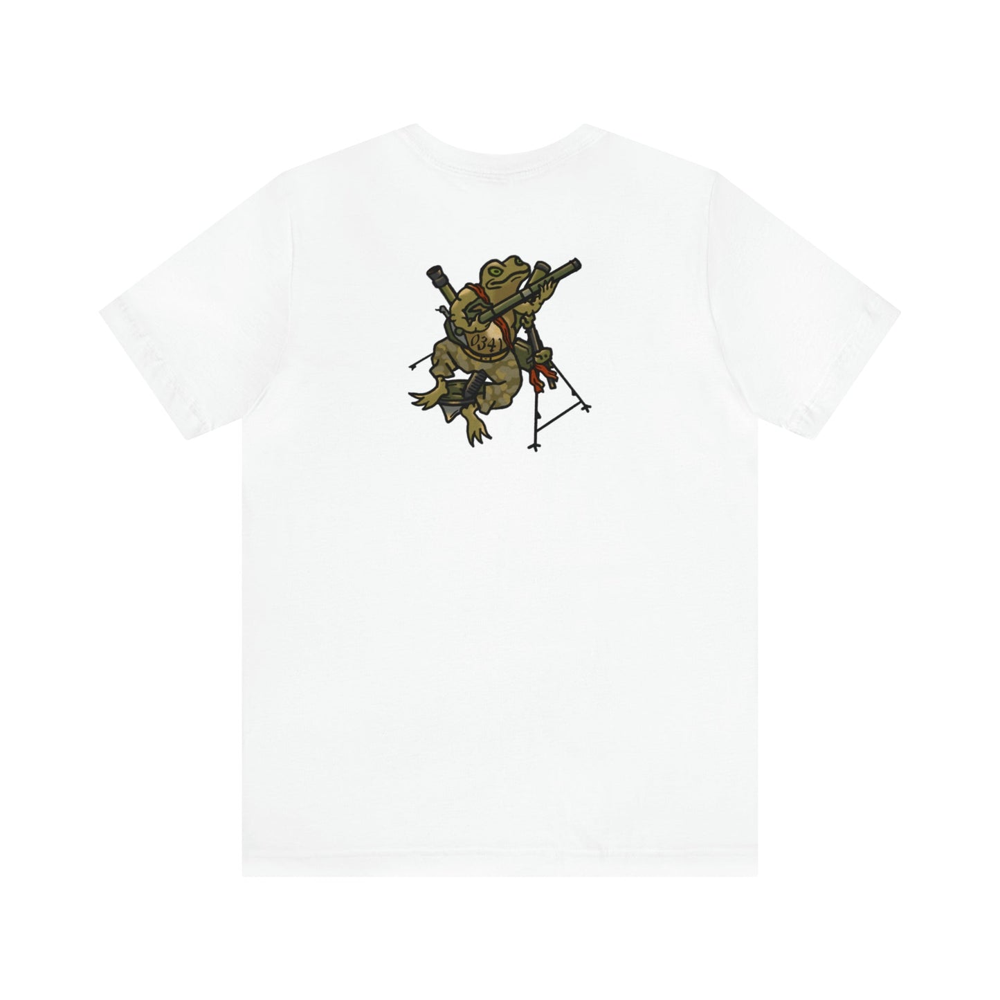 Mortar Frog - Back Print - Short Sleeve Tee