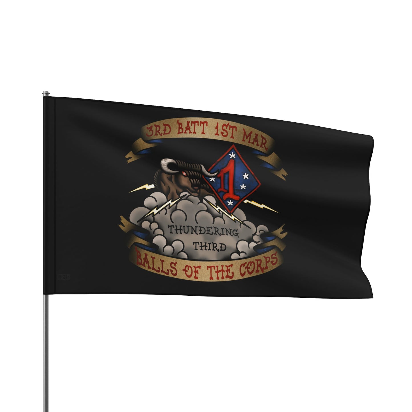 3/1 Thundering Third Flag