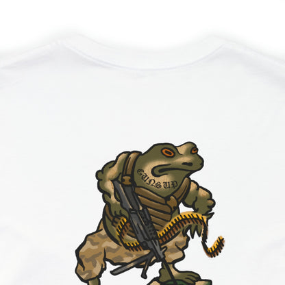 M249 SAW Frog - Back Print - Short Sleeve Tee