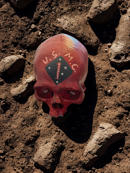 WWII Red Sniper Skull