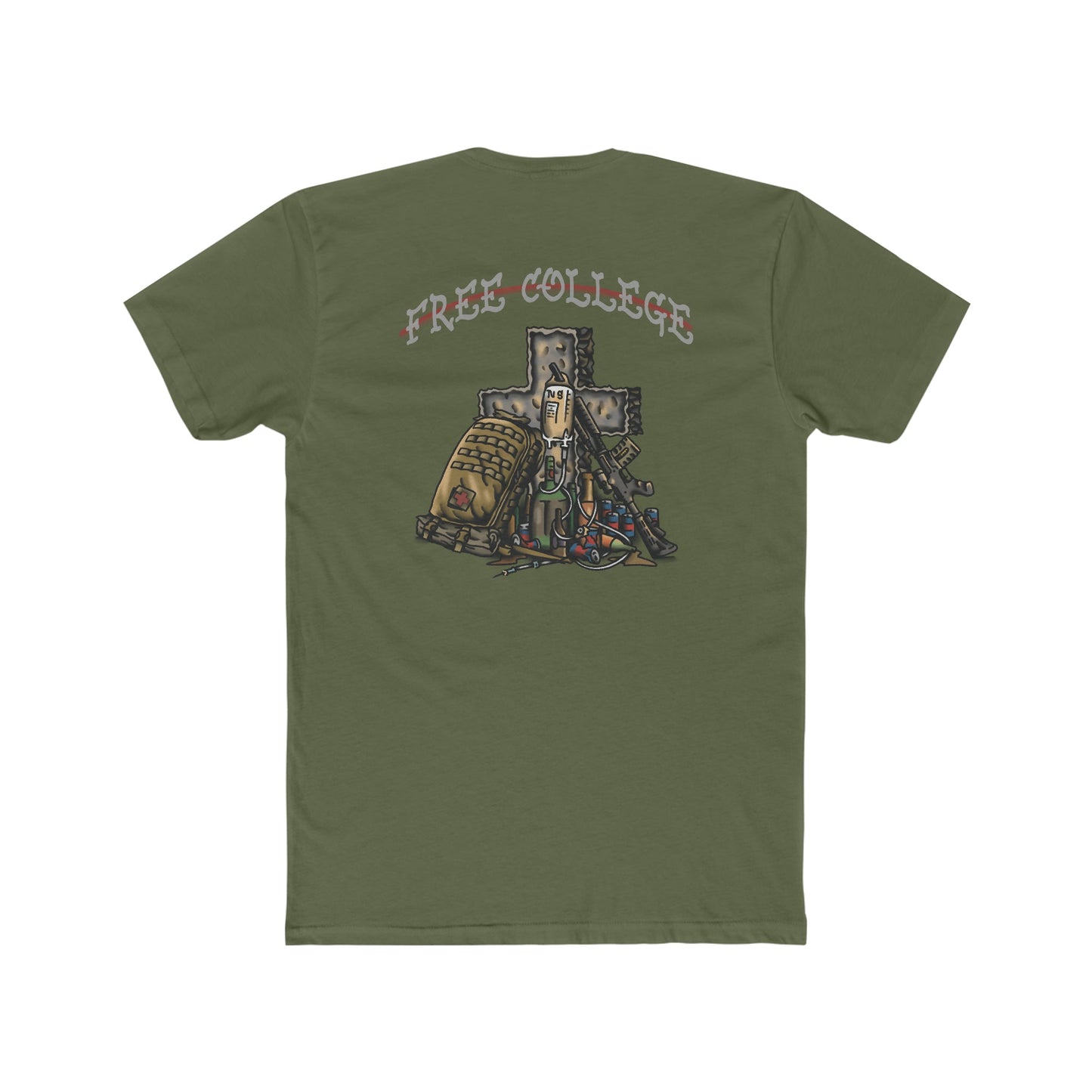 Free College Cross - Crew Tee