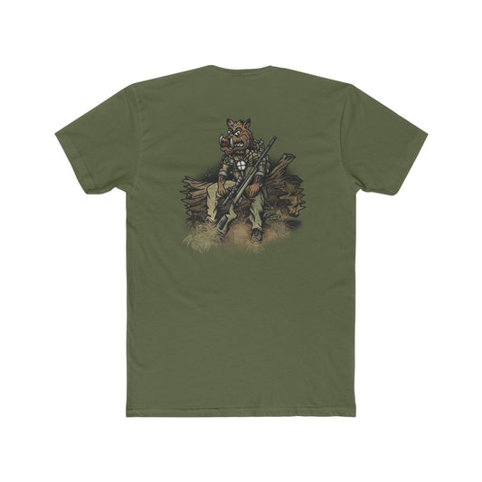 Sniper Hog on a Log - Crew Tee