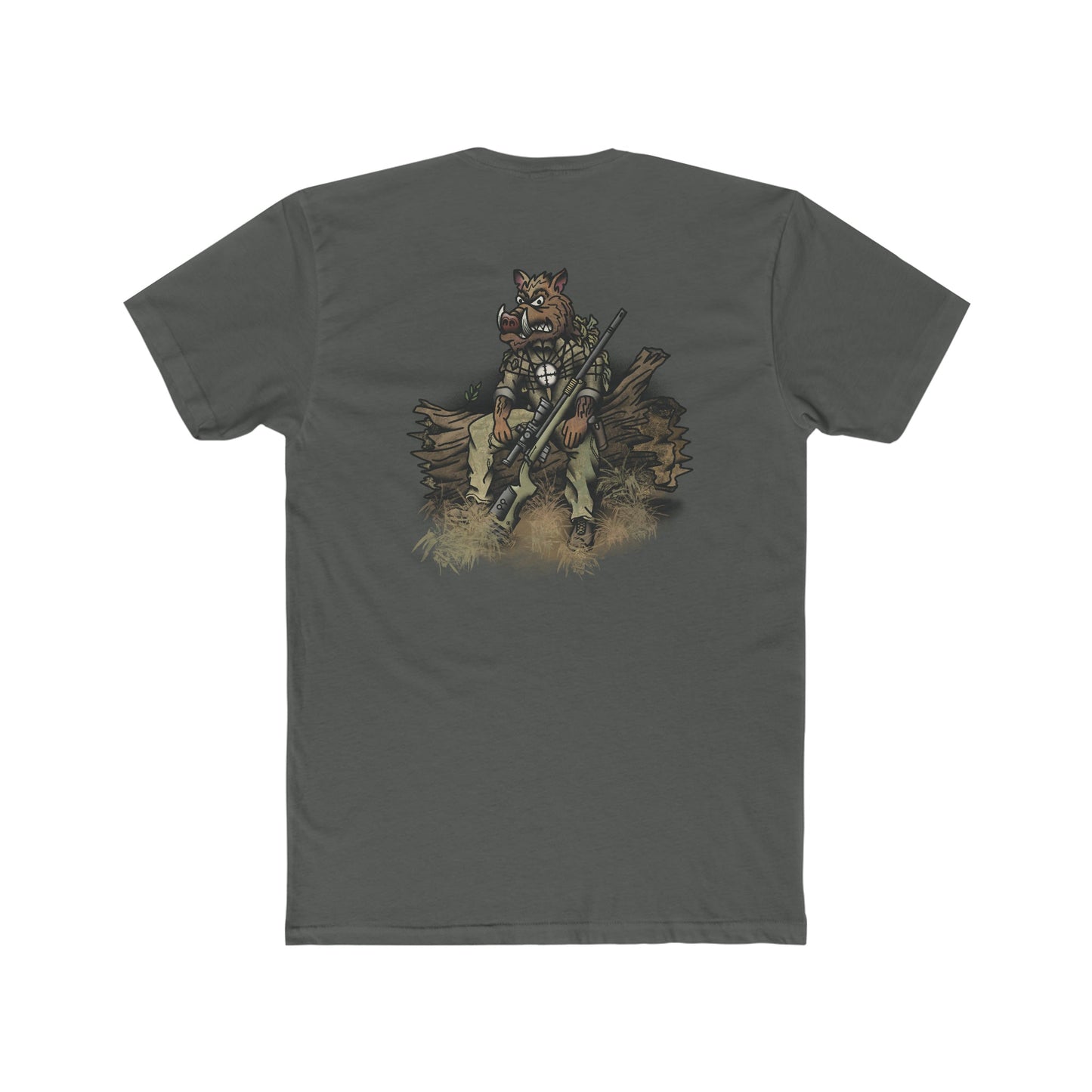 Sniper Hog on a Log - Crew Tee