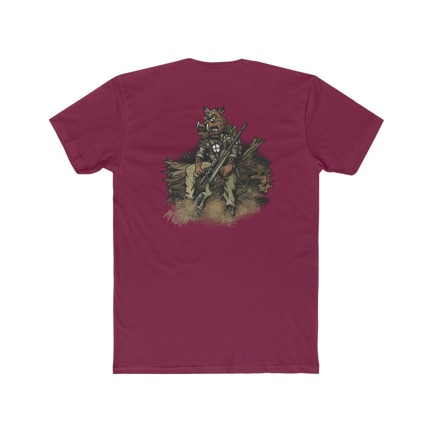 Sniper Hog on a Log - Crew Tee