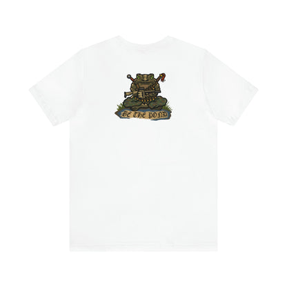Be the Pond Frog with MK32 Grenade - Back Print - Short Sleeve Tee