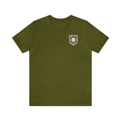 Sniper Rifle Frog - Back Print - Short Sleeve Tee