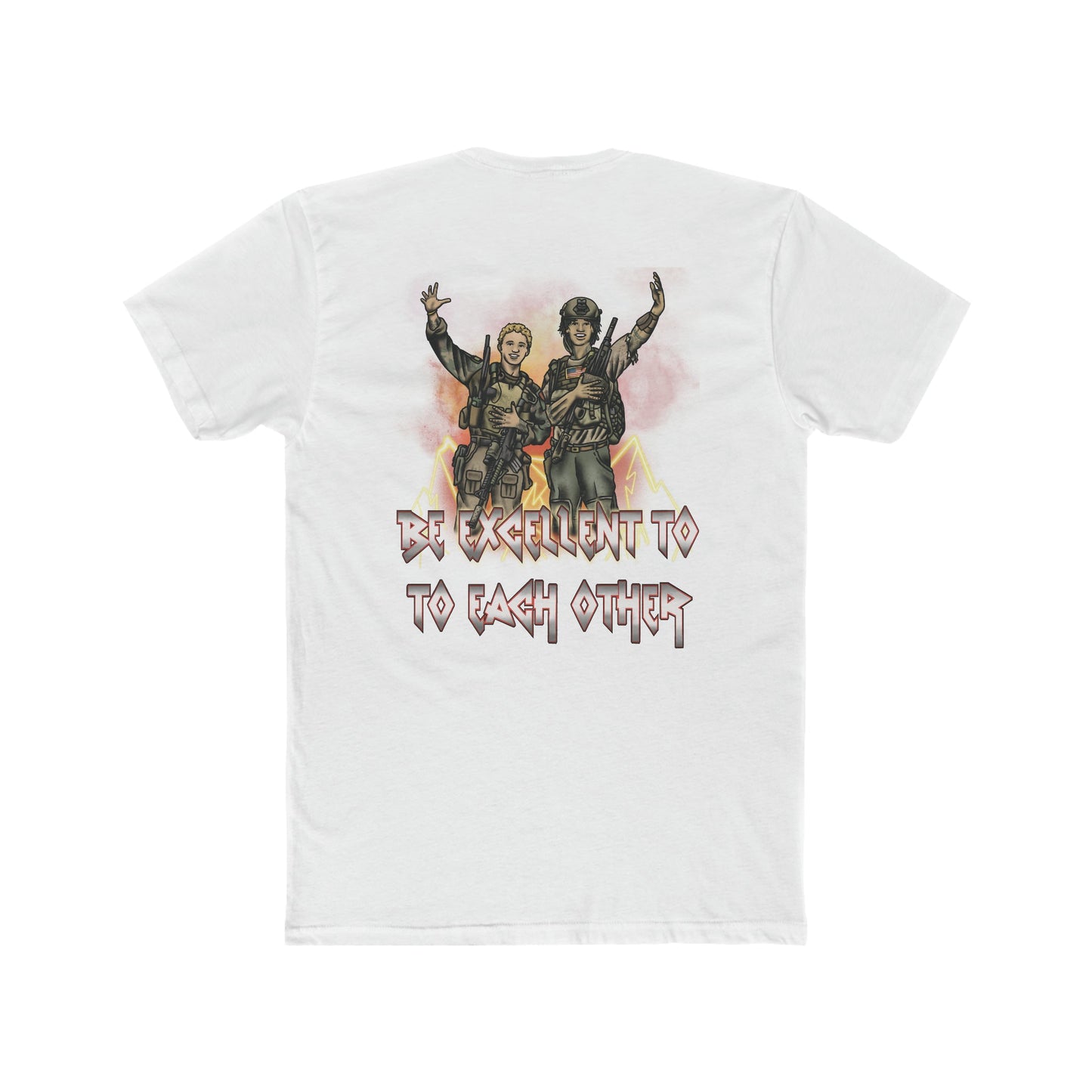 Bill and Ted "Be Excellent To Each Other" - Crew Tee