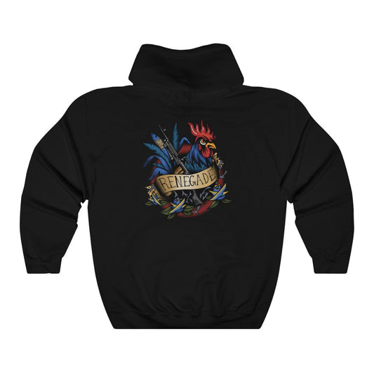 Blue Renegade Rooster - Hoodie
