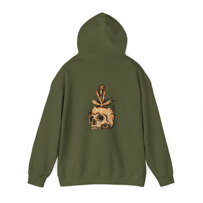 Infantry Vietnam Pin-Up On Skull - Hoodie