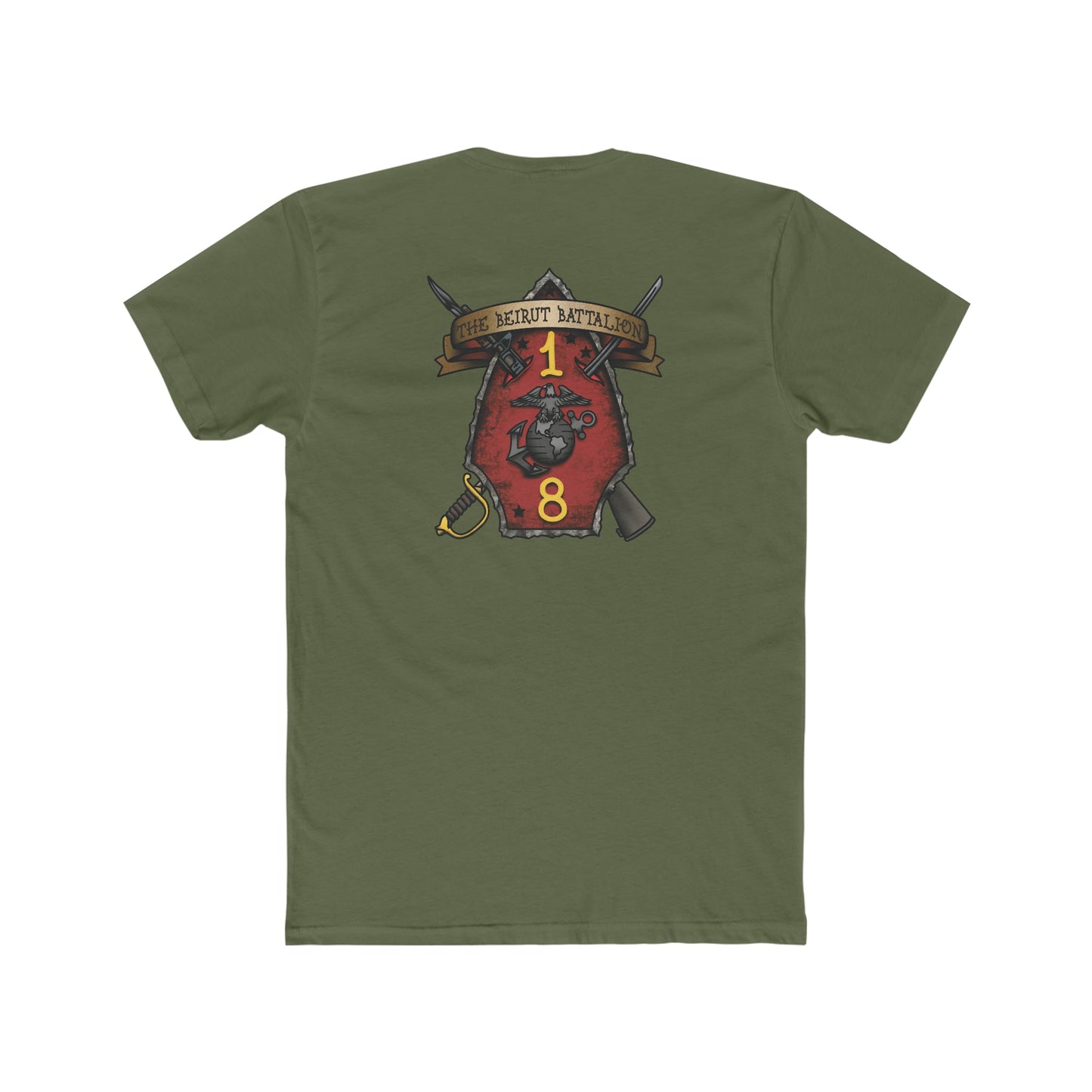 1/8 the Beirut Battalion - Crew Tee