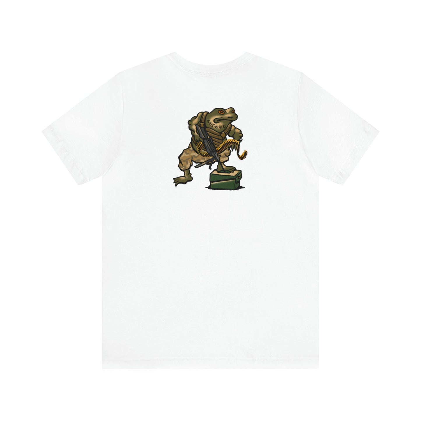 M249 SAW Frog - Back Print - Short Sleeve Tee