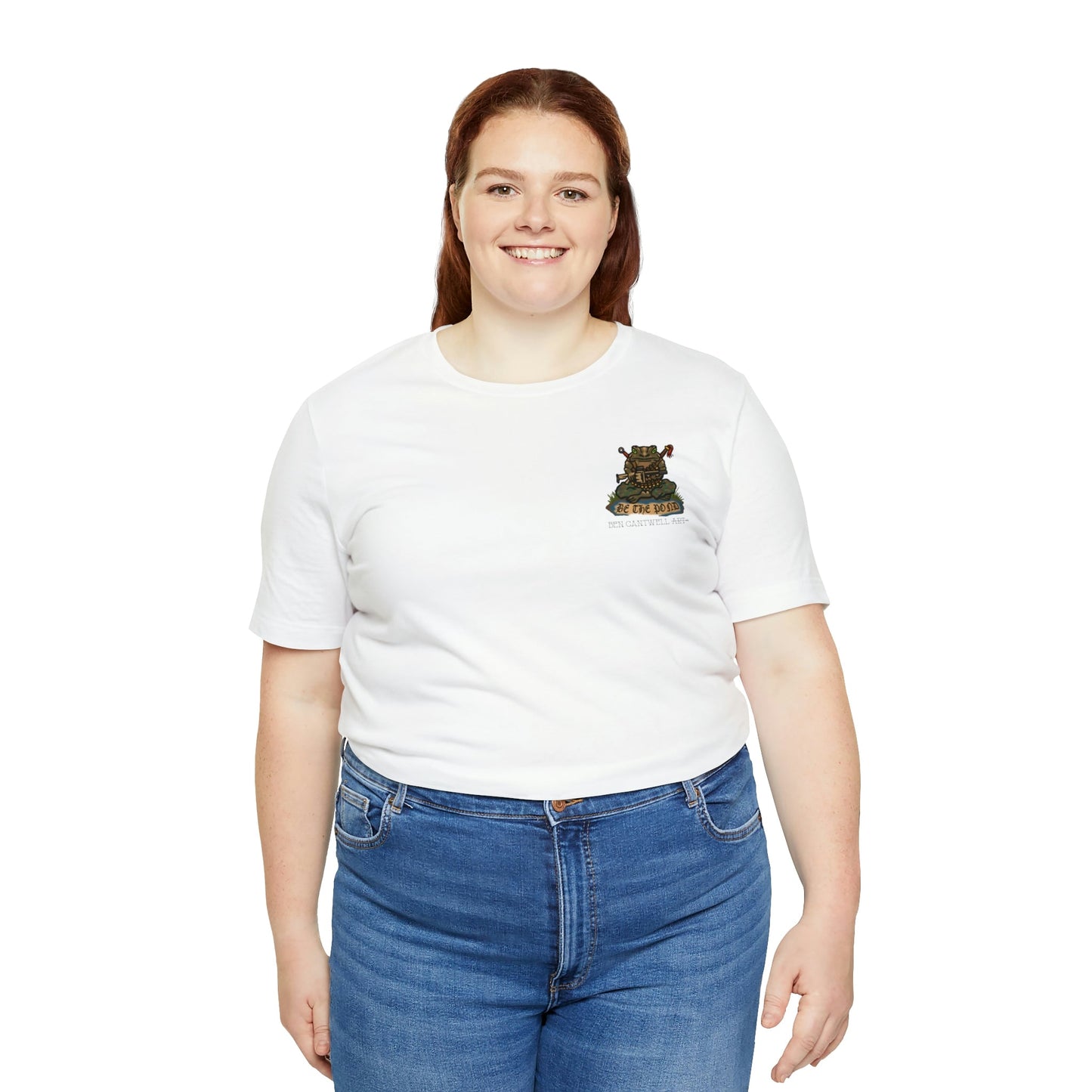 Be the Pond Frog with MK32 Grenade Launcher - Front Print - Short Sleeve Tee