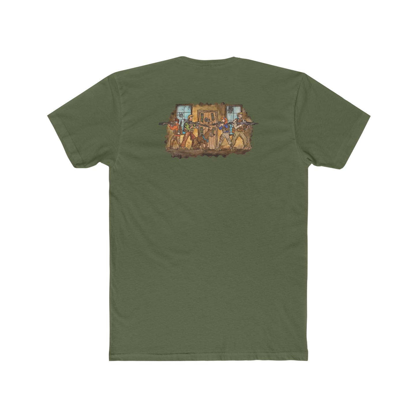 Scooby Doo and the Gang Take the Door - Crew Tee