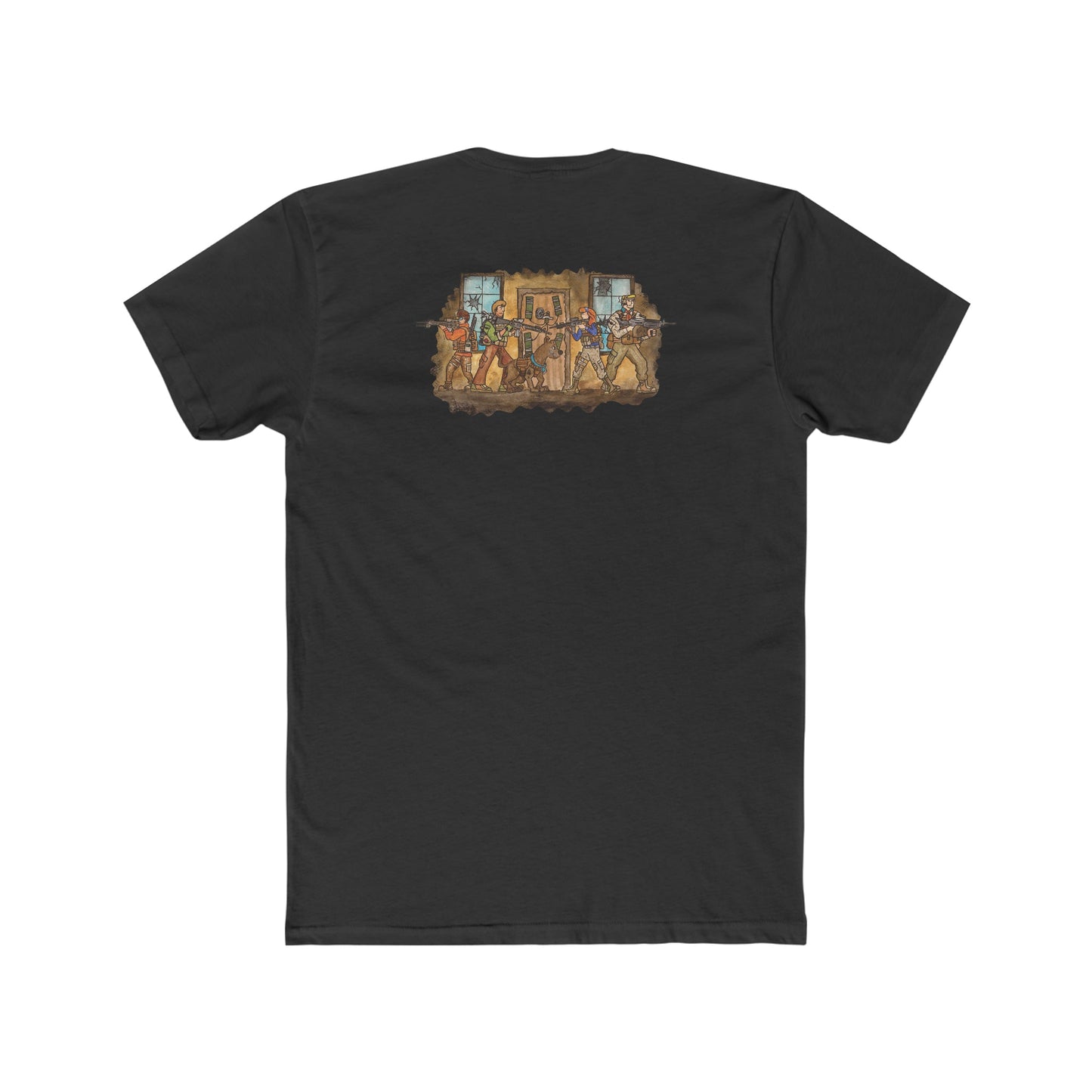 Scooby Doo and the Gang Take the Door - Crew Tee