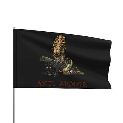 Anti Armor Pin Up - Flag