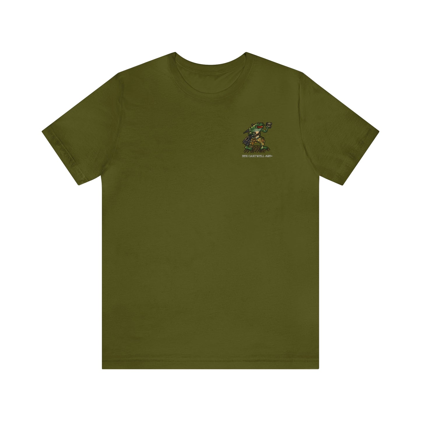 Flippers, Binoculars and Radio Frog - Front Print - Short Sleeve Tee