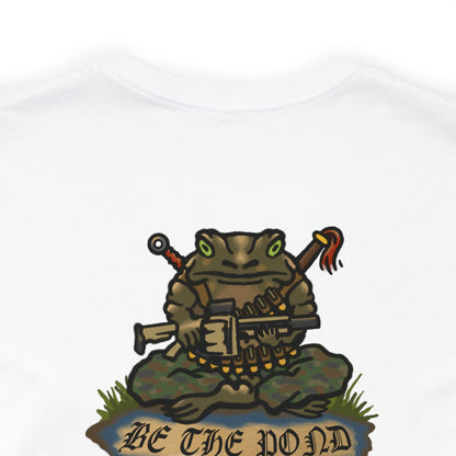 Be the Pond Frog with MK32 Grenade - Back Print - Short Sleeve Tee