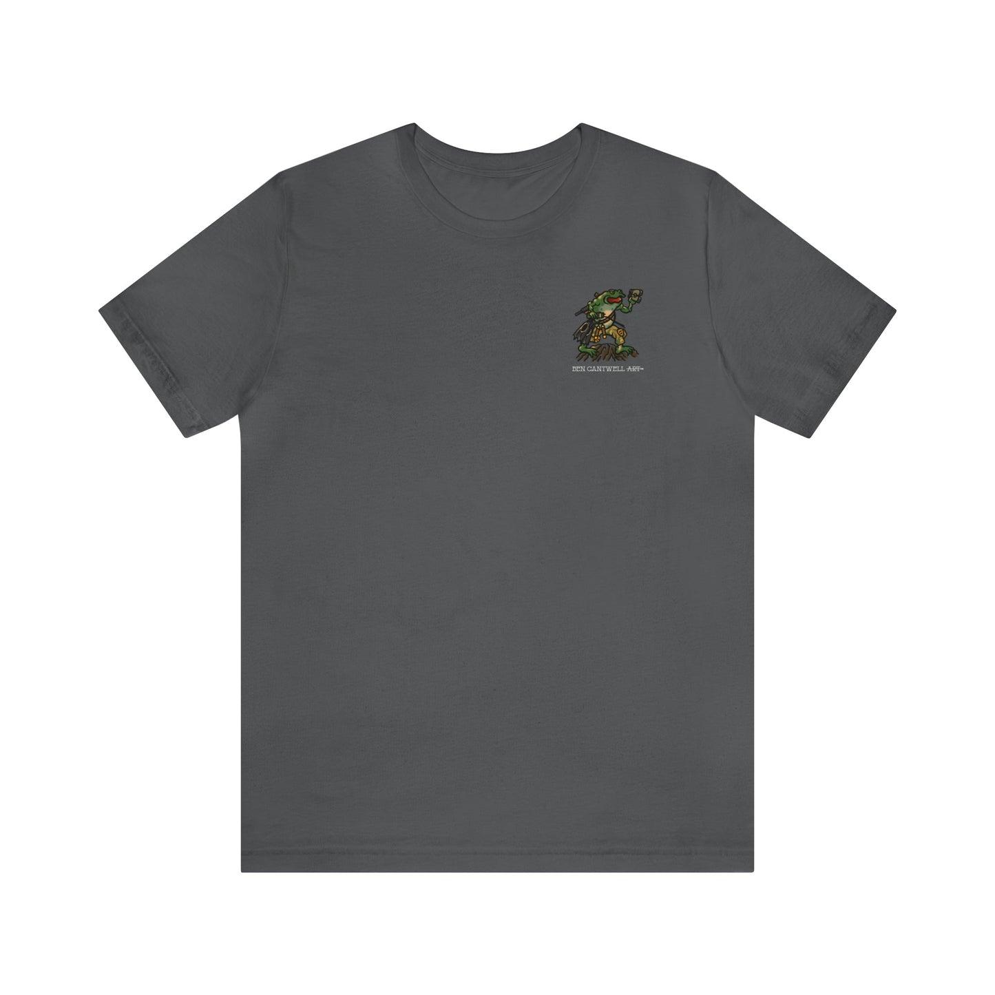 Flippers, Binoculars and Radio Frog - Front Print - Short Sleeve Tee