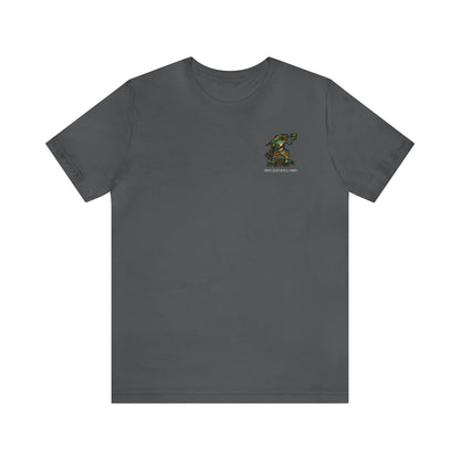 Flippers, Binoculars and Radio Frog - Front Print - Short Sleeve Tee