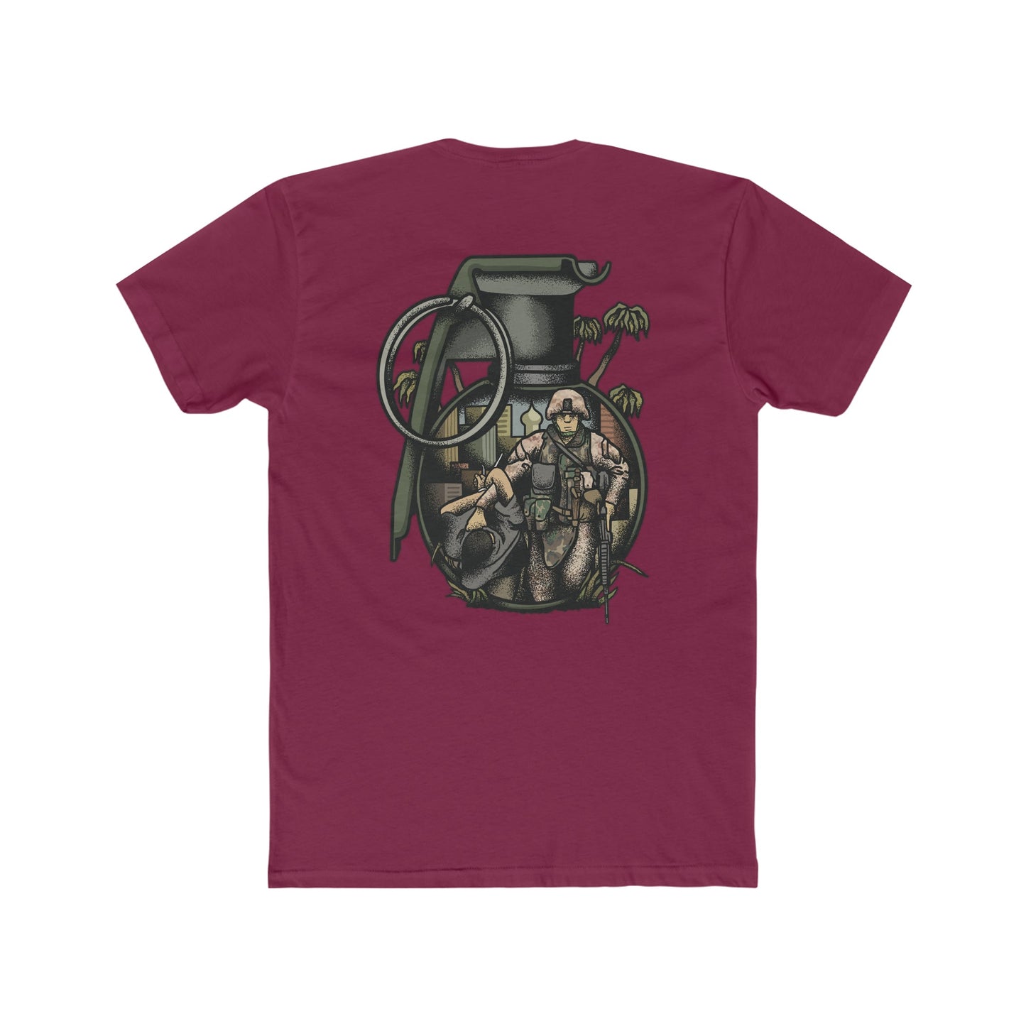 "No Better Friend, No Worse Enemy" Marine - Crew Tee