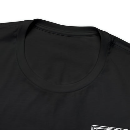 Mechanic Frog With Wrench and M4 - Back Print - Short Sleeve Tee