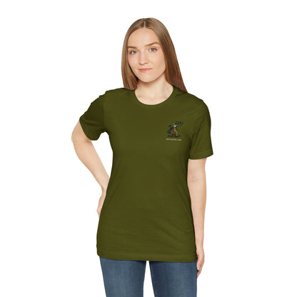 Flippers, Binoculars and Radio Frog - Front Print - Short Sleeve Tee