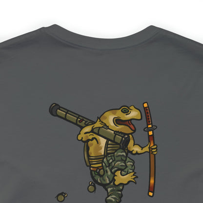 AT4 Rocket and Sword Frog - Back Print - Short Sleeve Tee