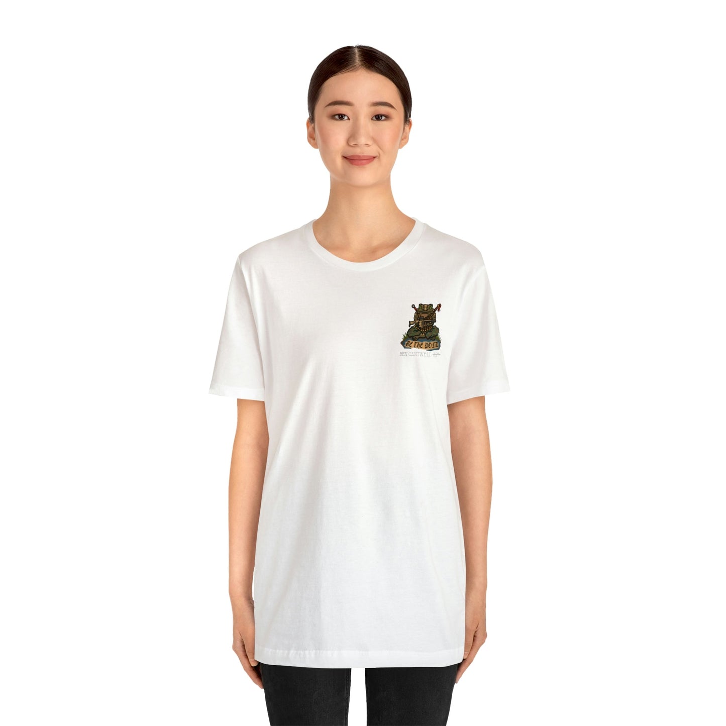 Be the Pond Frog with MK32 Grenade Launcher - Front Print - Short Sleeve Tee