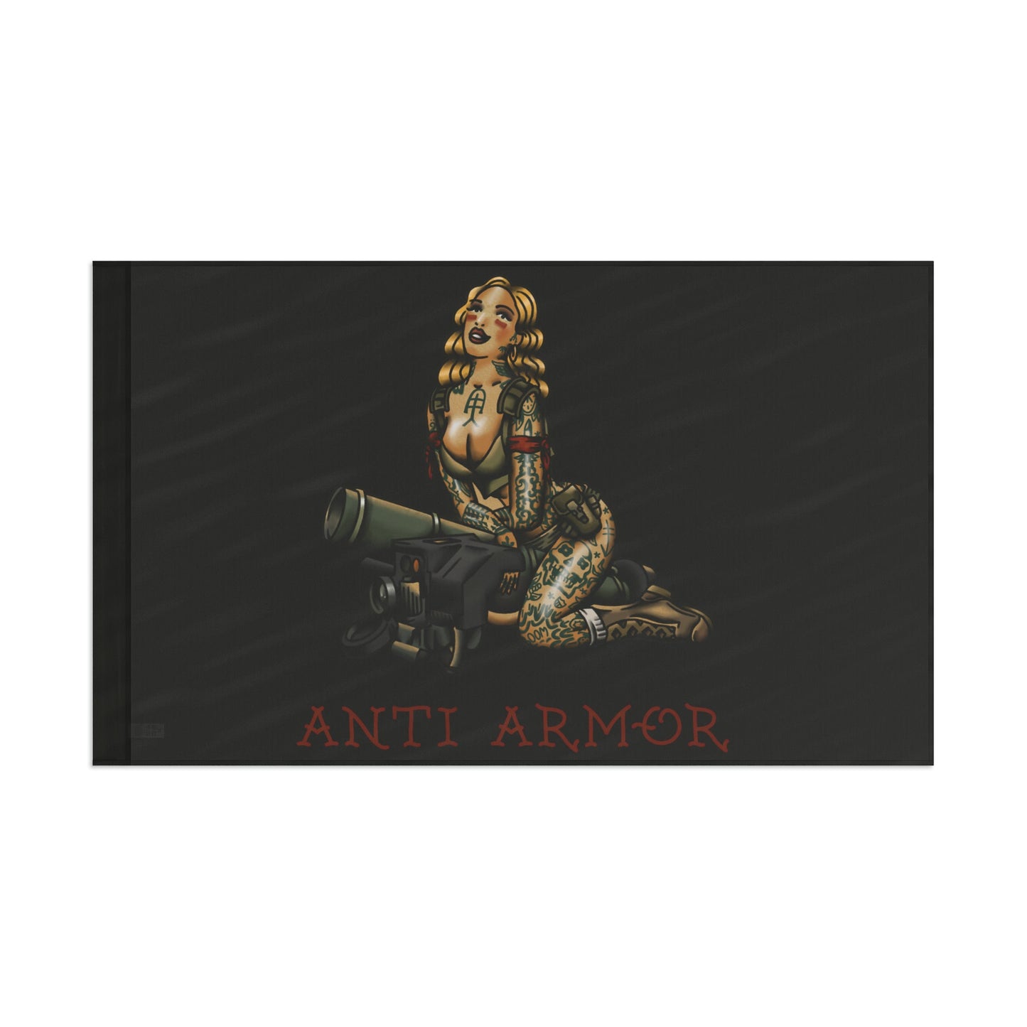 Anti Armor Pin Up - Flag