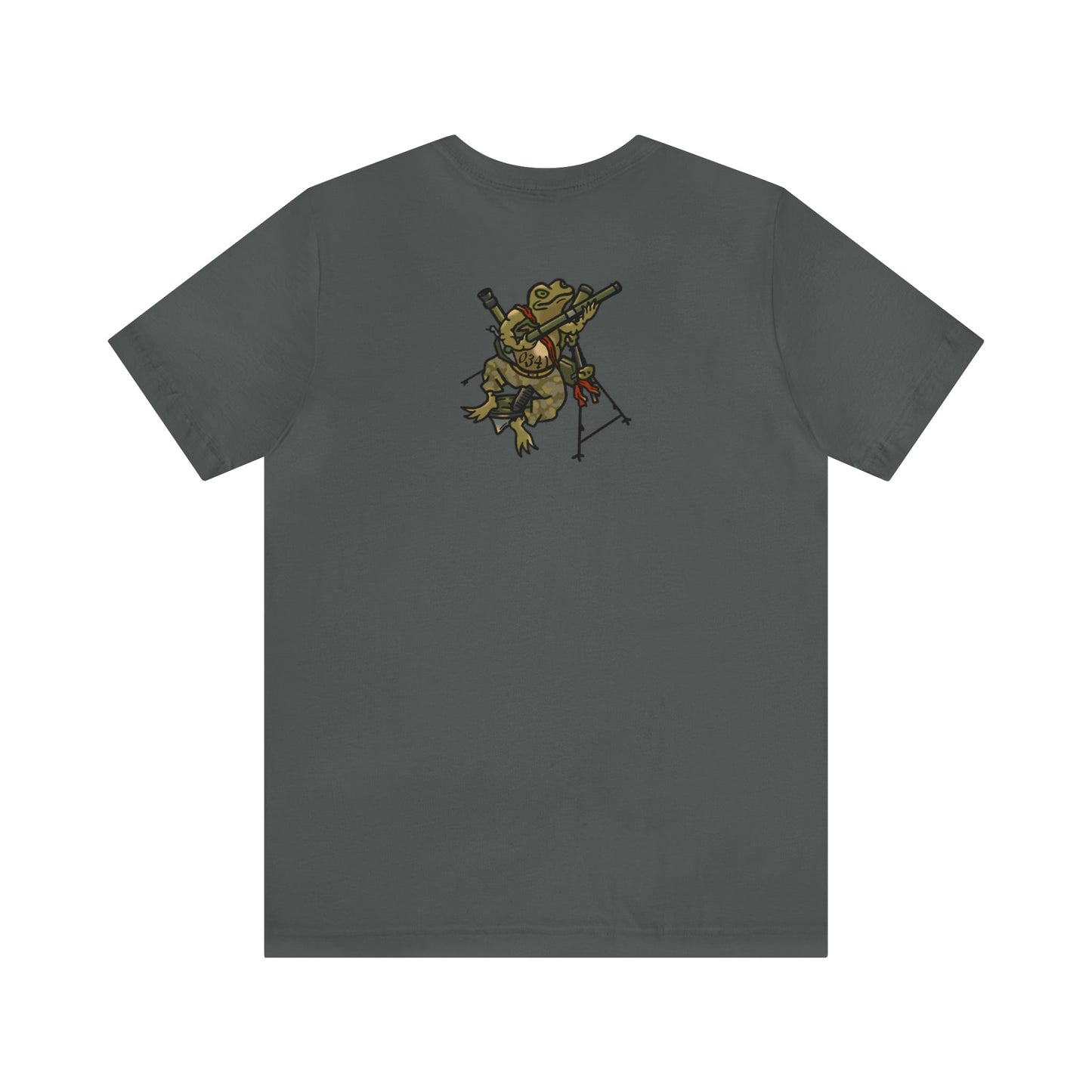 Mortar Frog - Back Print - Short Sleeve Tee
