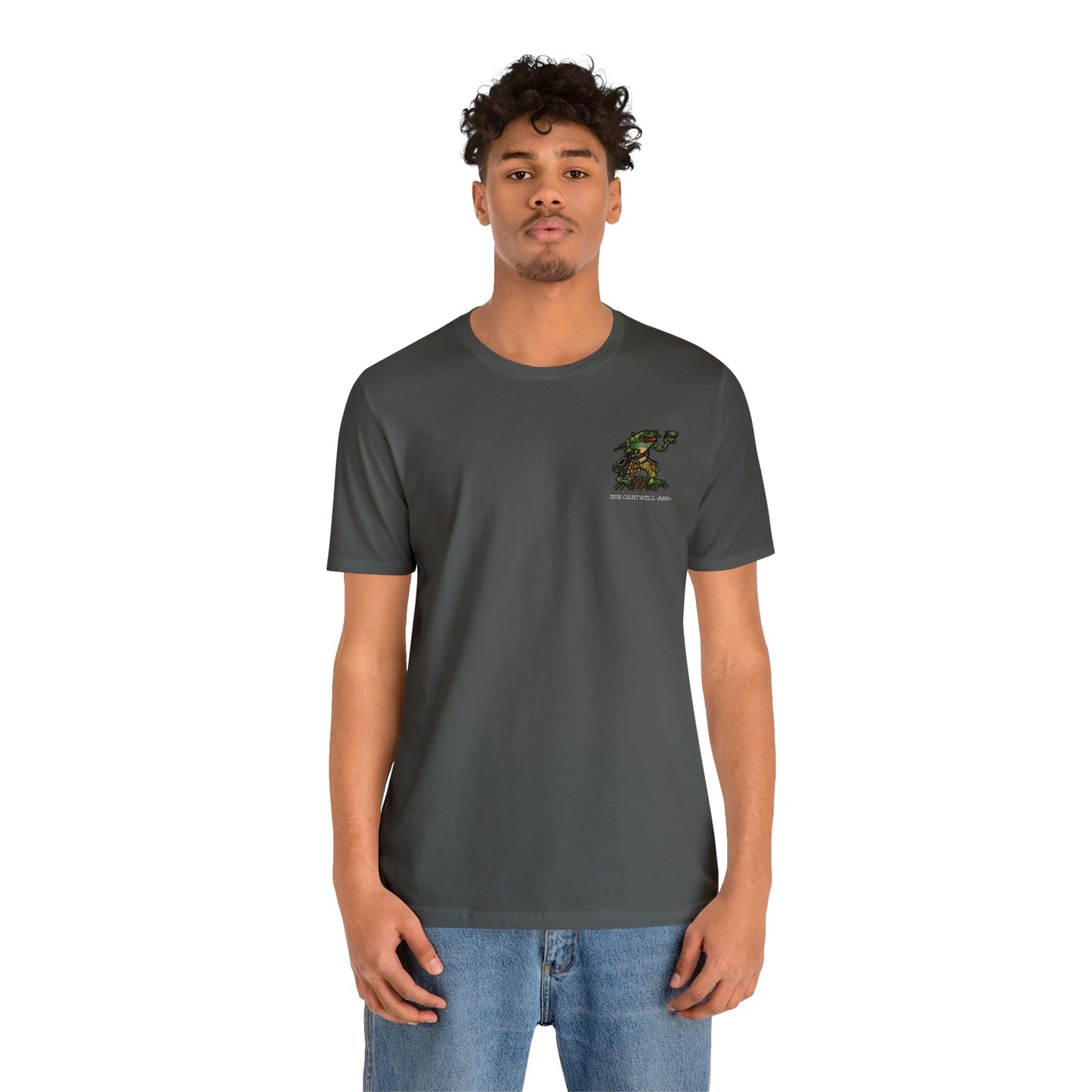 Flippers, Binoculars and Radio Frog - Front Print - Short Sleeve Tee