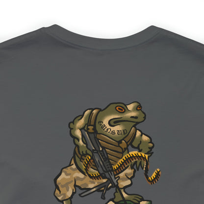 M249 SAW Frog - Back Print - Short Sleeve Tee