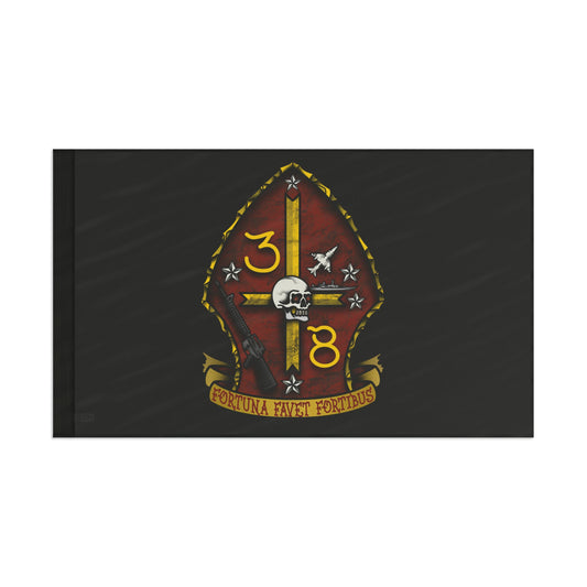 3/8 Fortune Favors the Strong Flag